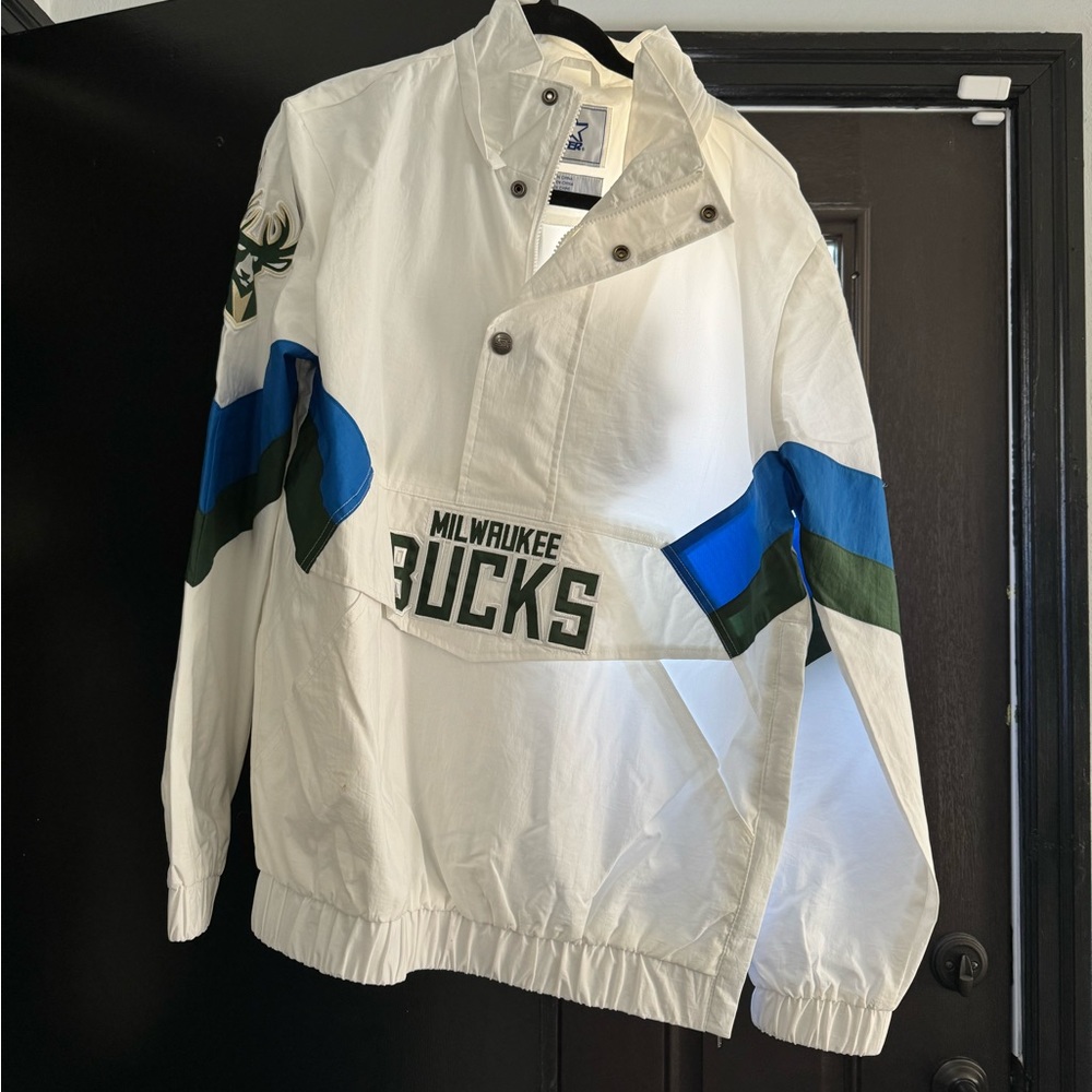 Milwaukee bucks starter quarter zip.